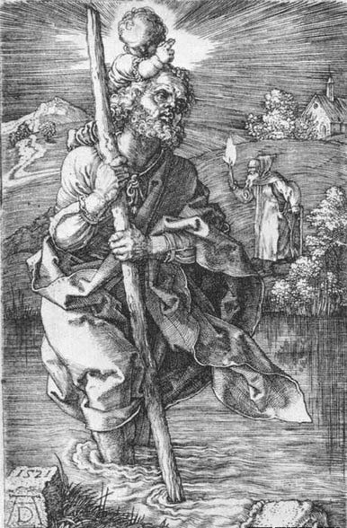 Albrecht Durer St Christopher Facing to the Right